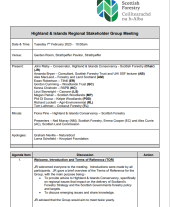 Highland and Islands Regional Stakeholder Group - Meeting Minutes - 7 February 2023